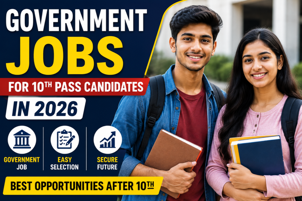 Government Jobs for 10th Pass Candidates in 2026