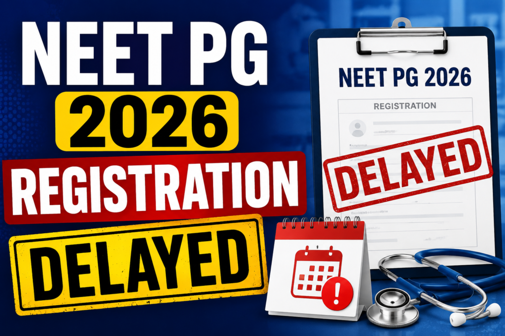 NEET PG 2026 Registration Delayed