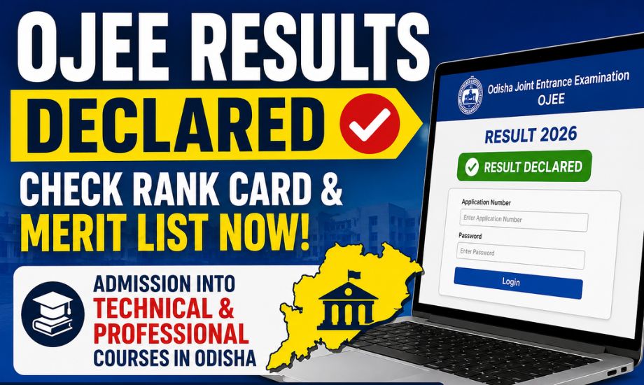 OJEE Result 2026 Declared