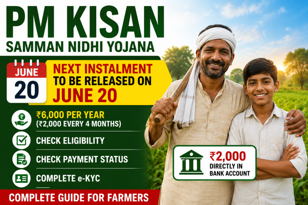 PM Kisan 20th Instalment 2026