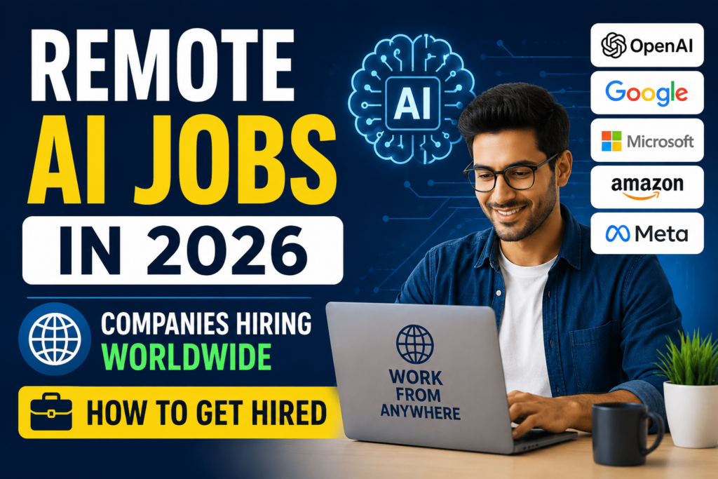 Remote AI Jobs in 2026 Companies Hiring Worldwide and How to Get Hired