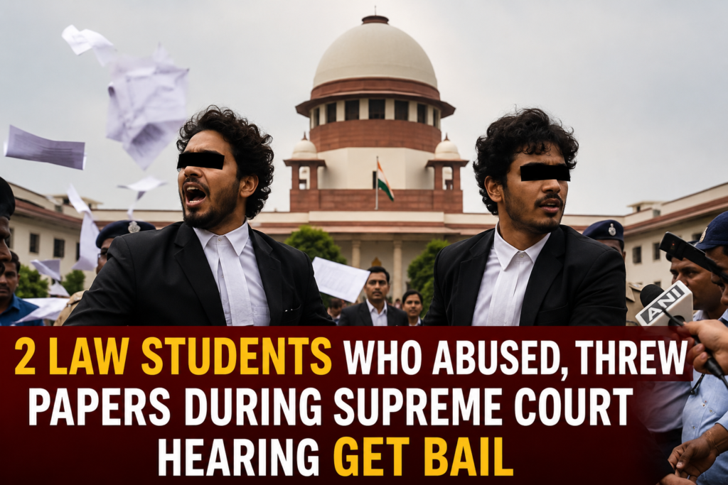 Courtroom Chaos Outside India’s Supreme Court