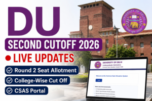 DU Second Cutoff 2026 Live Updates