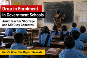 Drop in Enrolment in Government Schools