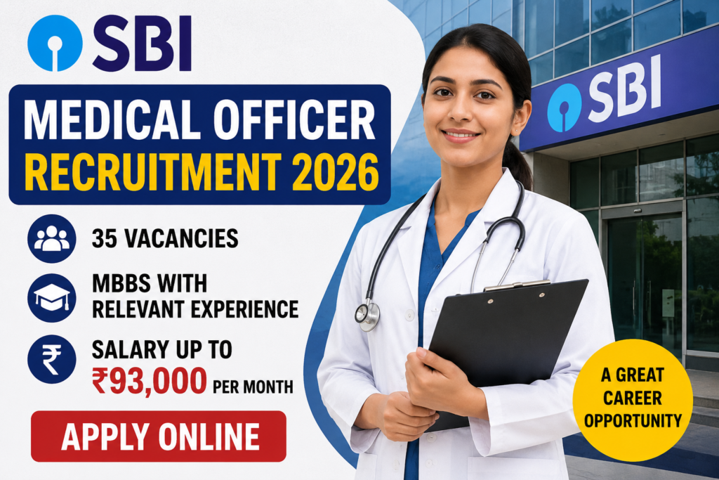 SBI Bank Medical Officer Recruitment 2026