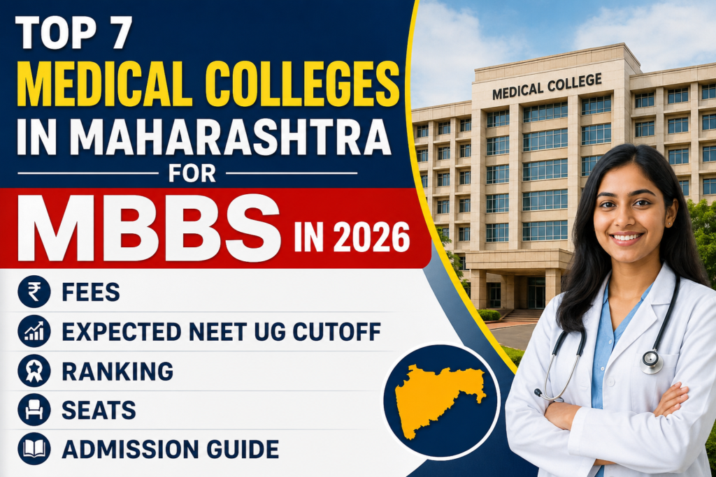 Top 7 Medical Colleges in Maharashtra for MBBS in 2026: Fees, Expected NEET UG Cutoff, Ranking, Seats and Admission Guide