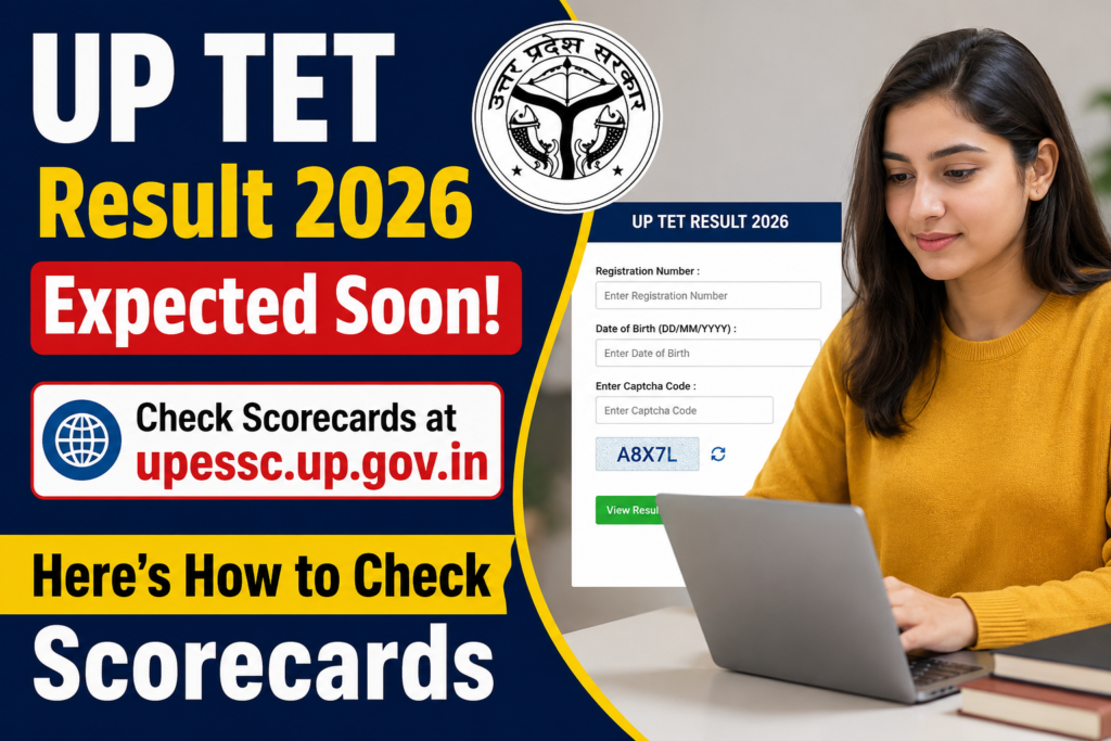 UP TET Result 2026 Expected Soon at upessc.up.gov.in;