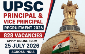UPSC Principal & Vice Principal Recruitment 2026