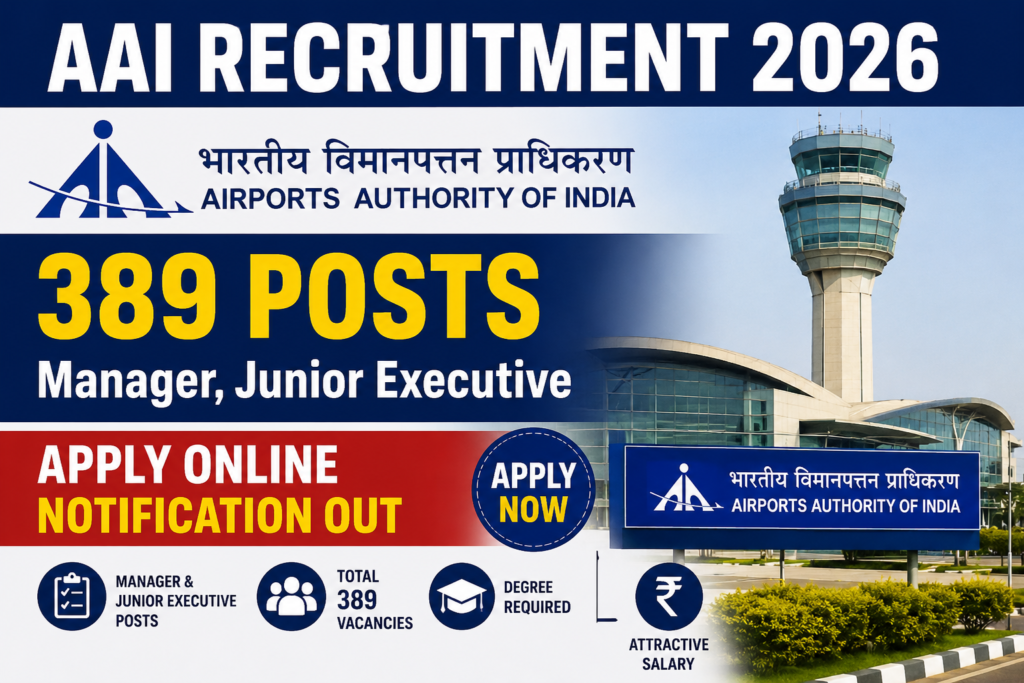 AAI Junior Executive Recruitment 2026