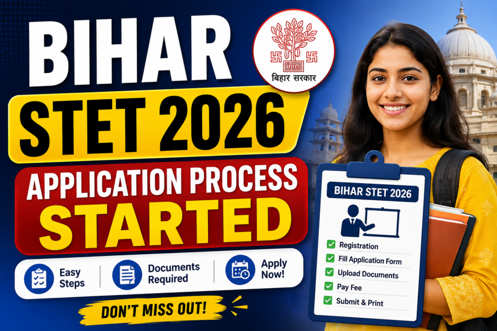 Bihar STET 2026 Application Process Started