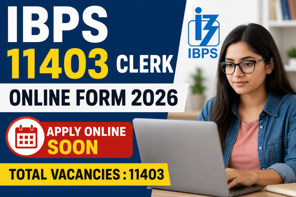 IBPS Clerk Online Form Announcement