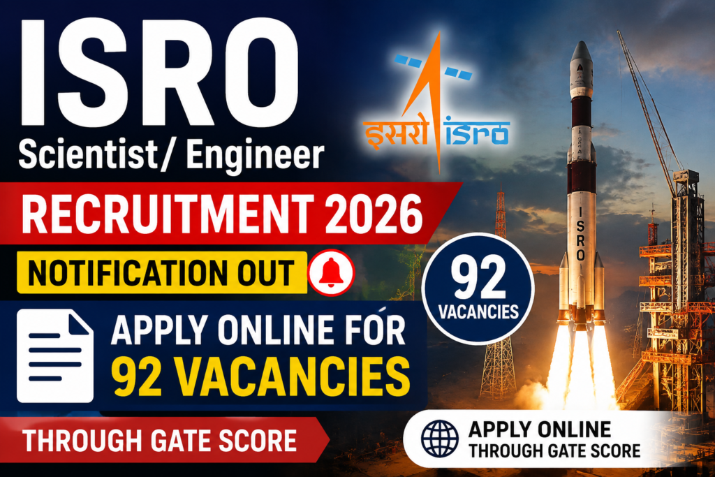 ISRO Recruitment 2026 Banner