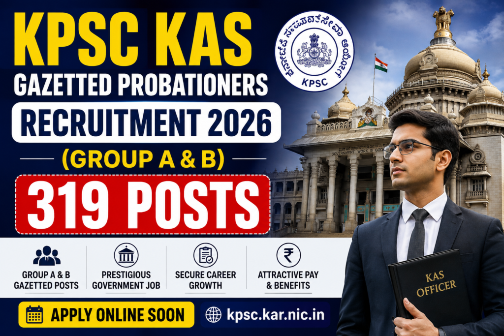 KPSC KAS Recruitment 2026 Banner