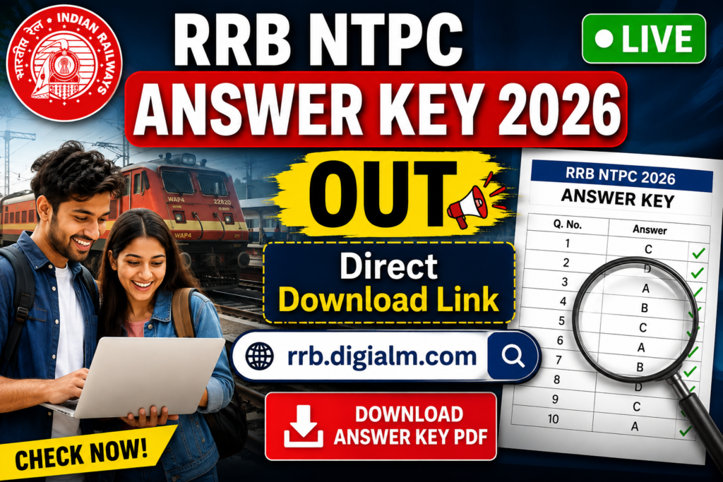 RRB NTPC Answer Key 2026