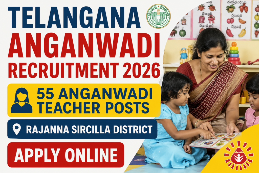 Telangana Anganwadi Recruitment 2026