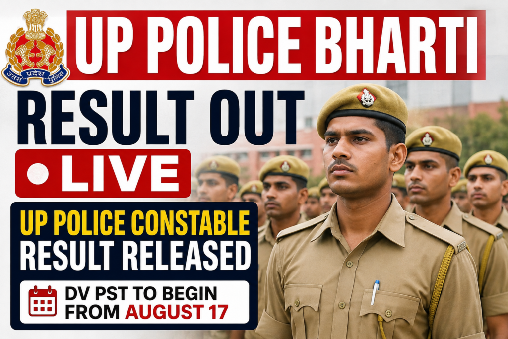 UP Police Constable Results Live